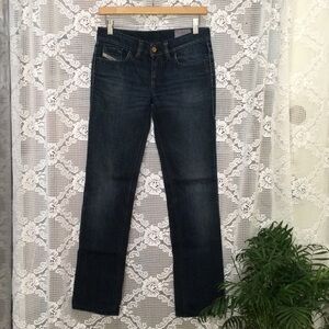 Diesel Liv Women’s Blue Denim Stretch 5 Pocket Jeans Size 29/34(30)